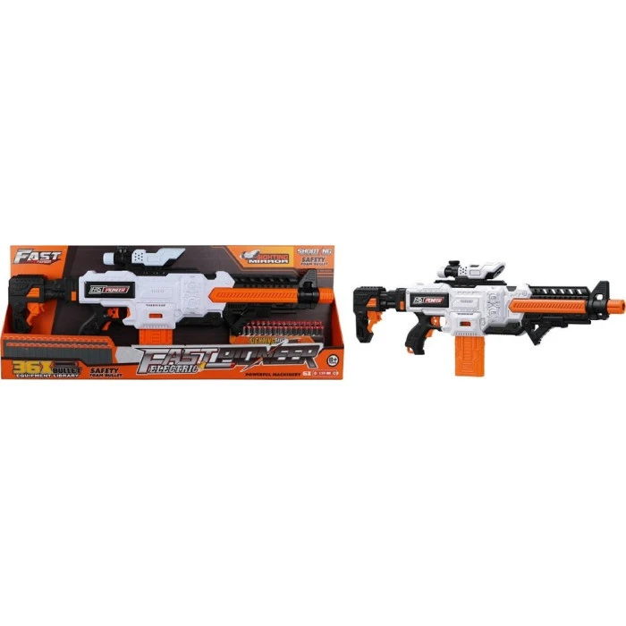 Детская винтовка Fast Pioneer 8+ Прицел + магазин + 36 мягких шаров