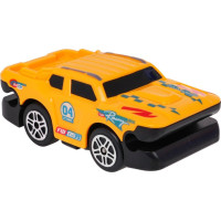 Автотрек с лестницей 3+ Элементы конструкции 90 шт. + Авто со светодиодами + Аксессуары