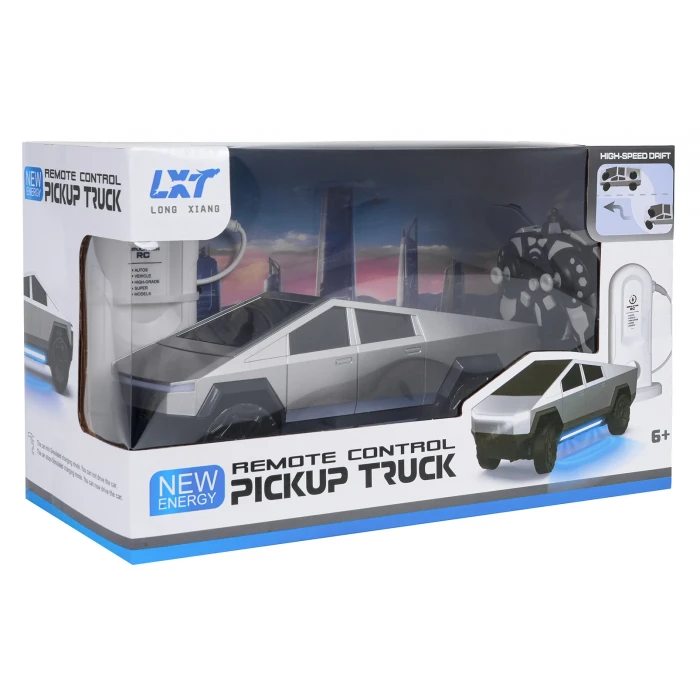 Машинка дитяча Ramiz 9076 на дистанційному керуванні + зарядна станція, чорно-сіра