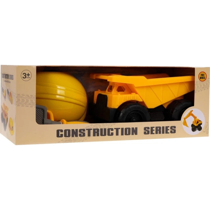 Дитяча будівельна машинка з каскою + аксесуари ZAU.LC46