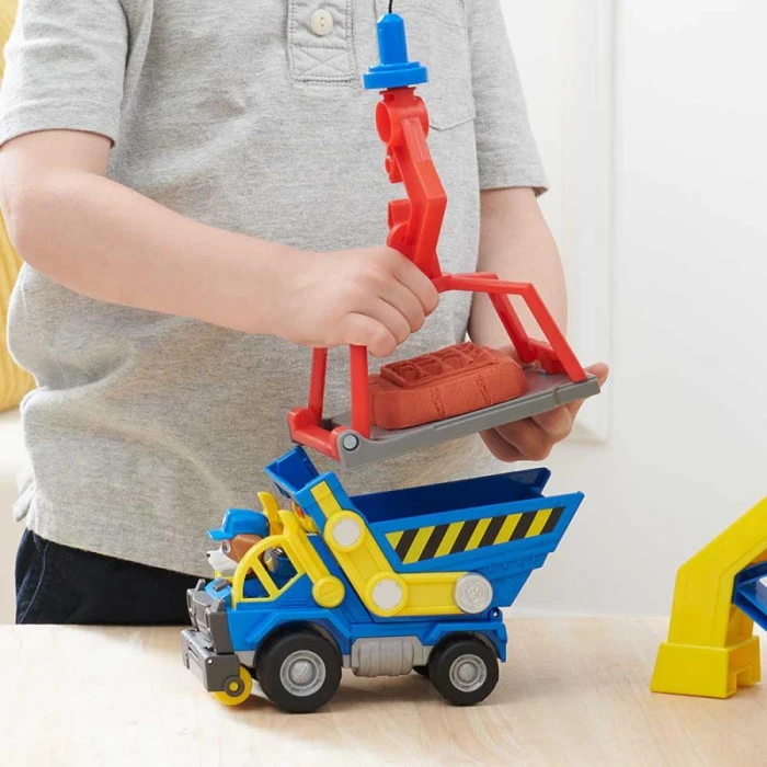 Машинки детские Spin Master Кремез и команда: Подъемный кран-башня Бухты строителей "Щенячий патруль"