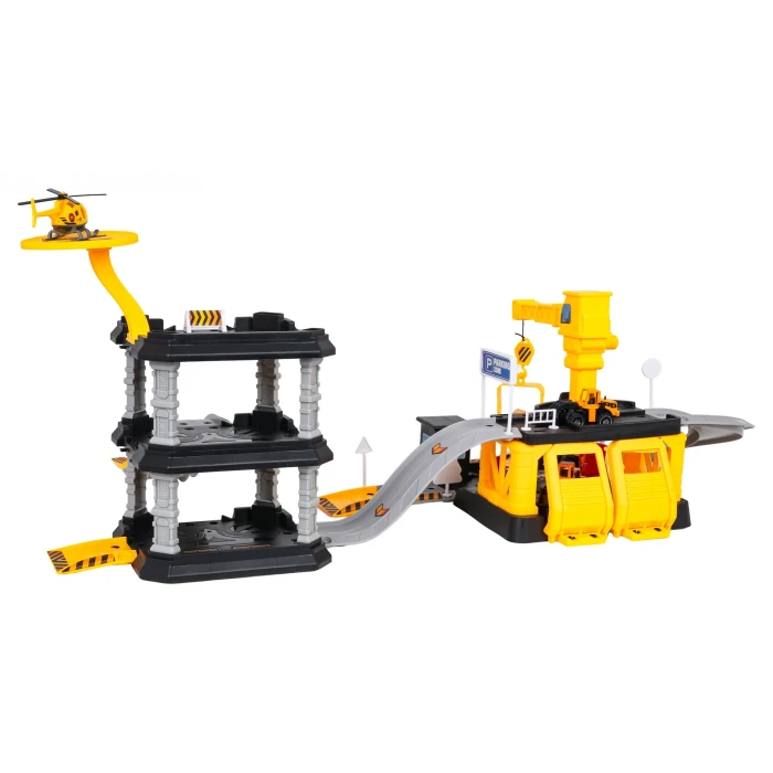 Дитячий іграшковий паркінг та будівельний майданчик Ramiz 1294B + машинки