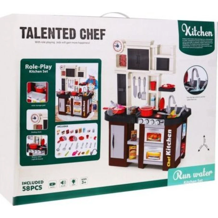Кухня детская интерактивная RK Toys Talented Chef + аксессуары 58 эл.