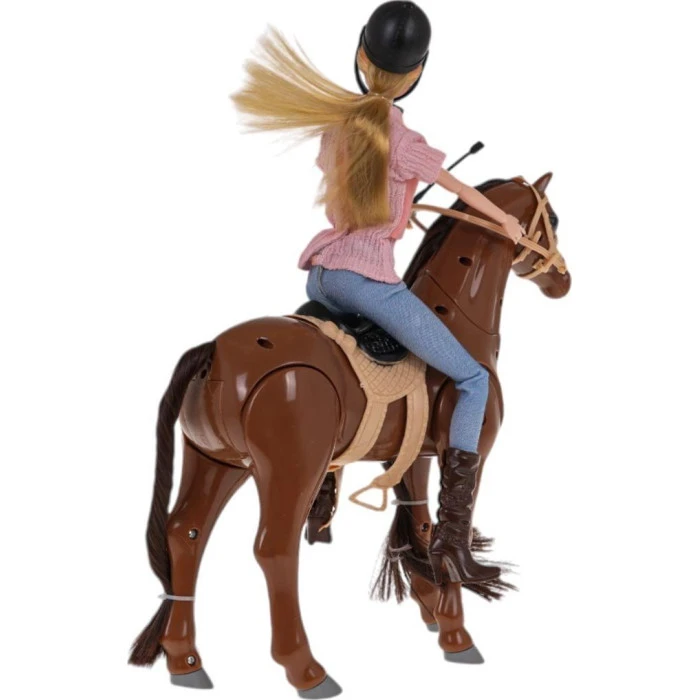 Дитячий набір Лялька з конем + аксесуари ZDZ.112A