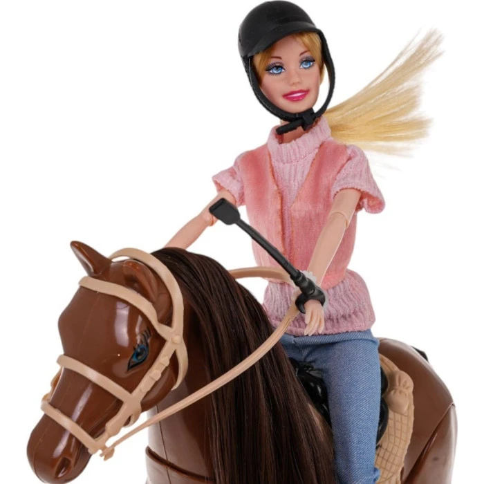 Дитячий набір Лялька з конем + аксесуари ZDZ.112A