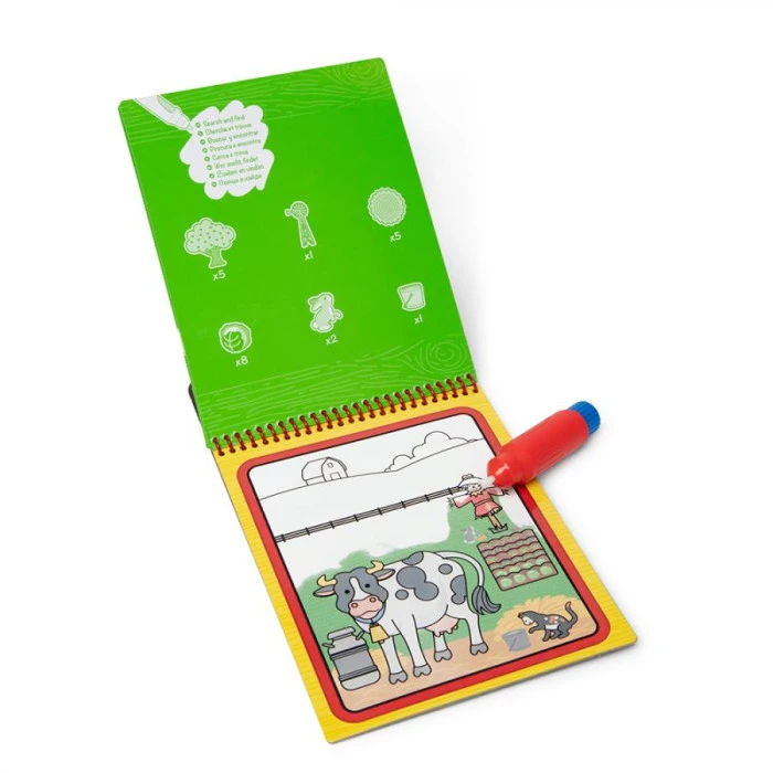 Детская водяная раскраска Spin Master Ферма Melissa and Doug. Water WOW