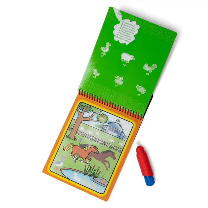 Детская водяная раскраска Spin Master Ферма Melissa and Doug. Water WOW