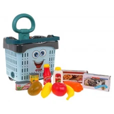 Детская игрушечная корзина для покупок + аксессуары Синий ZDZ.9936.NIE