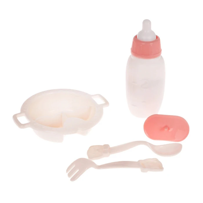 Стульчик для кормления куклы Wandalong + аксессуары 7 эл.