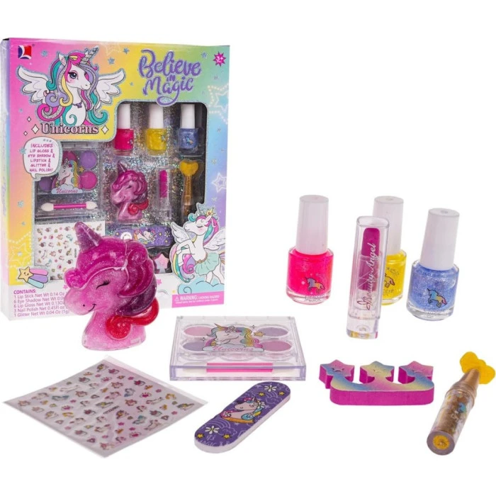 Дитячий набір для манікюру та макіяжу «Єдиноріг»