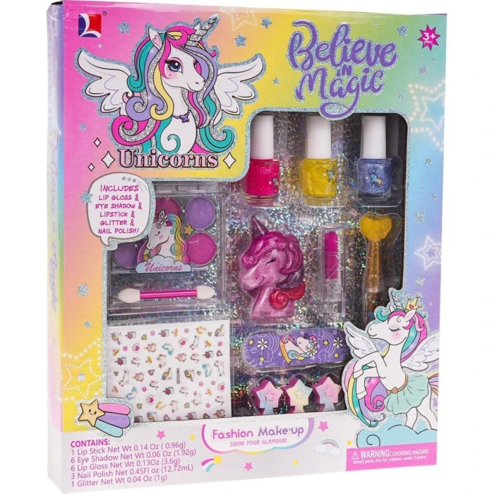 Дитячий набір для манікюру та макіяжу «Єдиноріг»