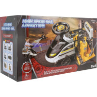 Детский интерактивный полицейский толокар Ride-On 2in1 Police Black and White 3+