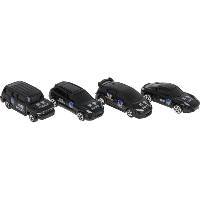 Дитячий інтерактивний поліцейський толокар Ride-On 2in1 Police Black and White 3+