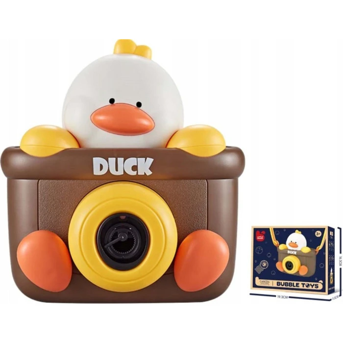 Машинка для мильних бульбашок у формі камери з качкою для дітей 3+ ZDZ.906DY