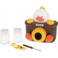 Машинка для мыльных пузырей в форме камеры с уткой для детей 3+ ZDZ.906DY