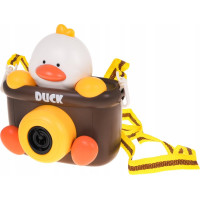 Машинка для мыльных пузырей в форме камеры с уткой для детей 3+ ZDZ.906DY