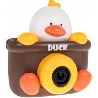 Машинка для мыльных пузырей в форме камеры с уткой для детей 3+ ZDZ.906DY
