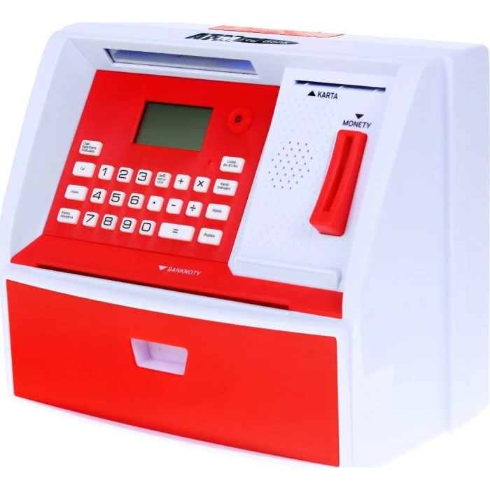 Дитячий банкомат з карткою 3+ червоний