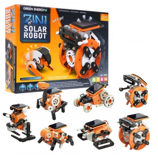 Дитячий набір сонячних роботів 7в1 Ramiz ZKP.9501