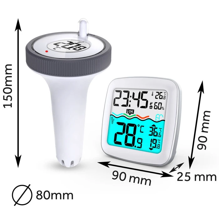 Метеостанция с датчиком для бассейна Berdsen BD-913