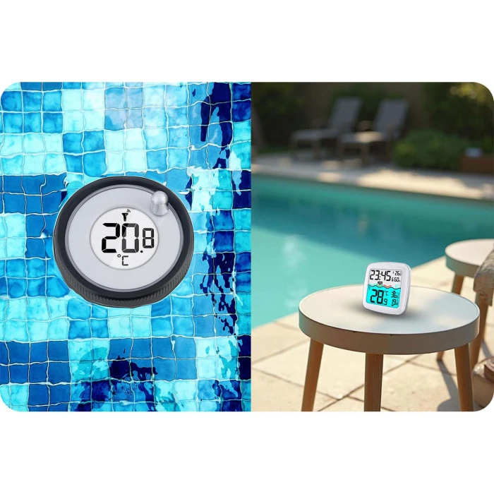 Метеостанция с датчиком для бассейна Berdsen BD-913