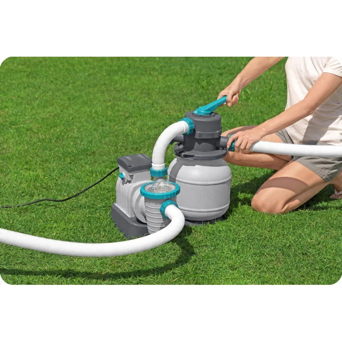 Насос с песчаным фильтром Bestway 58497 6056 л/ч и мультифункциональные таблетки