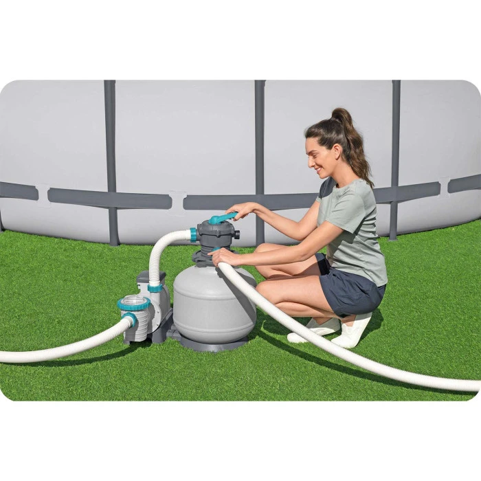 Насос з піщаним фільтром Bestway 58486 11355 л/год + таблетки