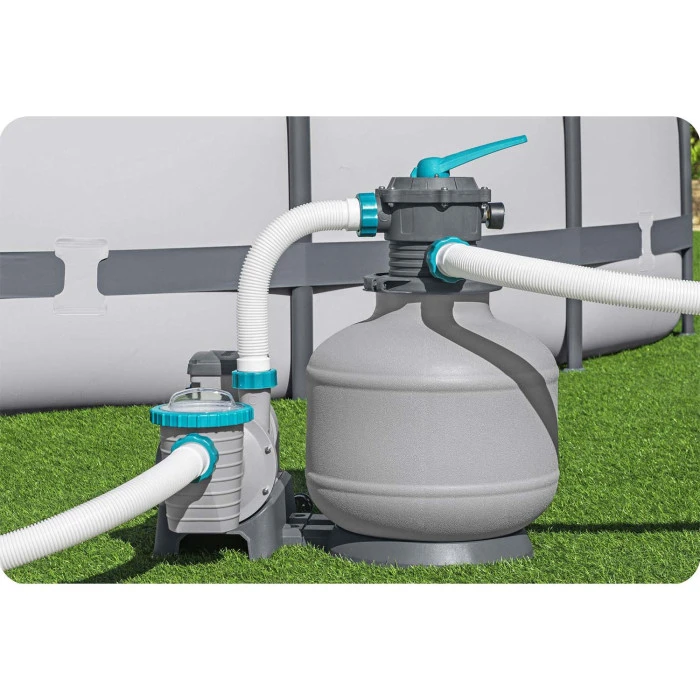 Насос з піщаним фільтром Bestway 58486 11355 л/год + таблетки