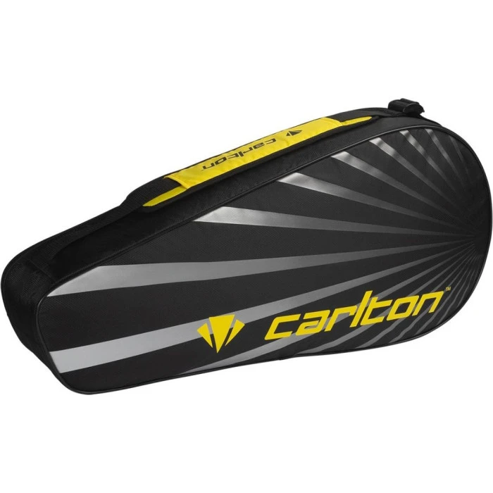 Сумка для бадминтонных ракеток Carlton Team 1 Comp, черно-желтая.