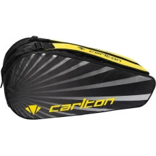 Сумка для бадминтонных ракеток Carlton Team 1 Comp, черно-желтая.