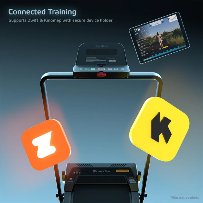 Бігова доріжка електрична з масажем inSPORTline ZenRun NOON