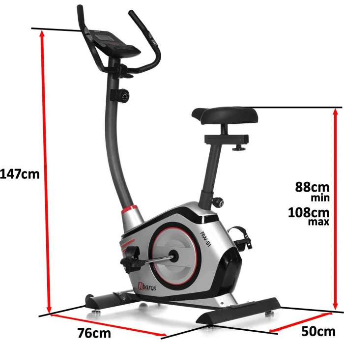 Магнітний велотренажер Abarqs RW-51