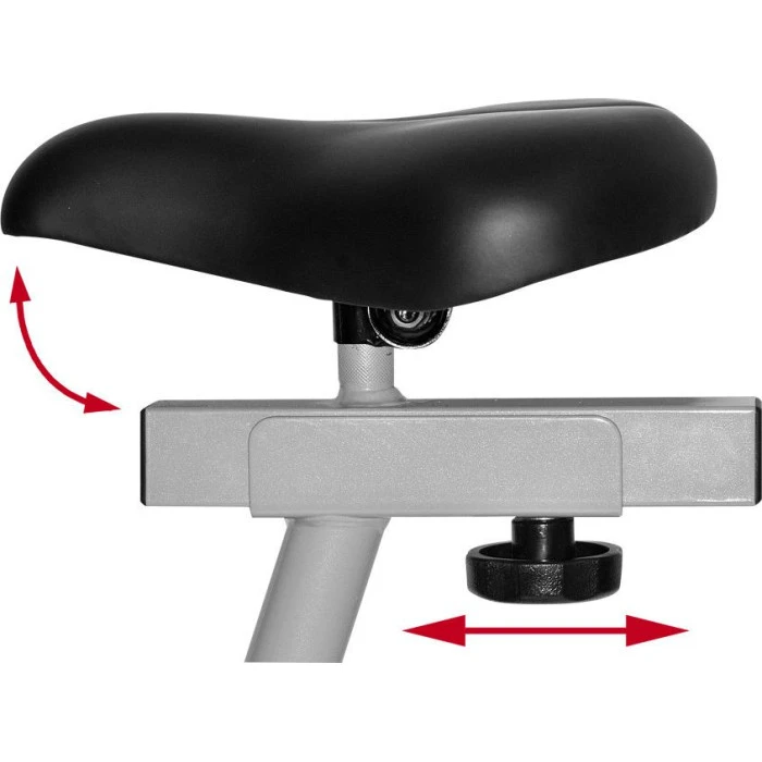 Велотренажер Christopeit AL1  сіро-червоний