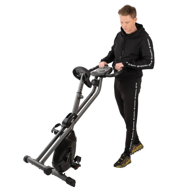 Велотренажер магнитный inSPORTline Xbike - черный