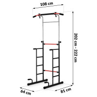 Стійка для підтягувань багатофункціональна окремостояча NS-301