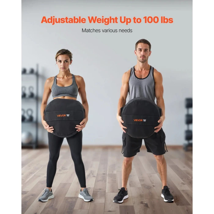 Тренировочная сумка VEVOR 45 кг, черная