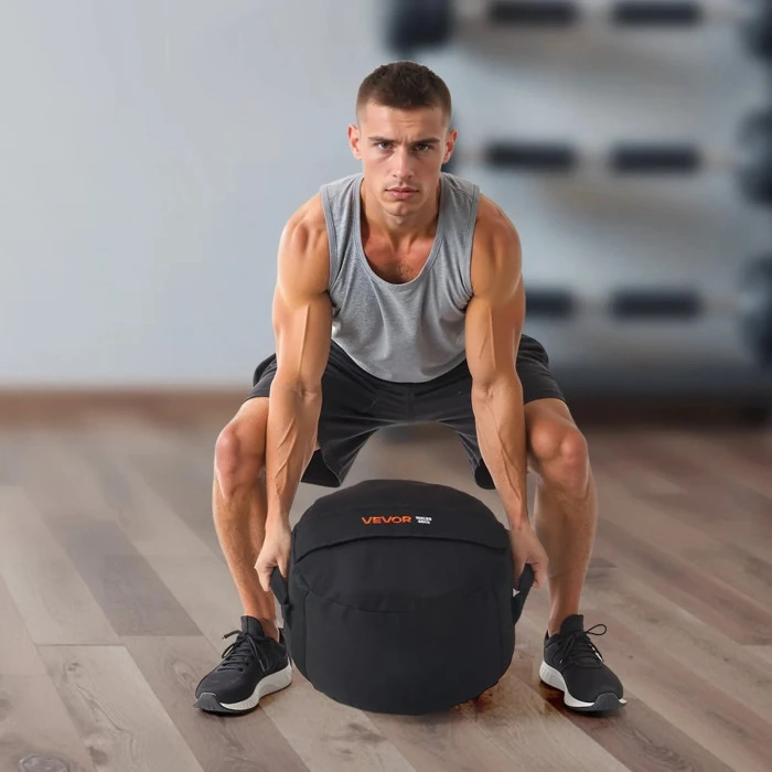 Тренировочная сумка VEVOR 45 кг, черная