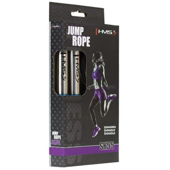 Скакалка спортивная HMS SK55 синяя 300 см