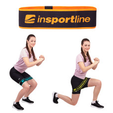 Лента-эспандер для упражнений inSPORTline Hiplop L черно-оранжевая