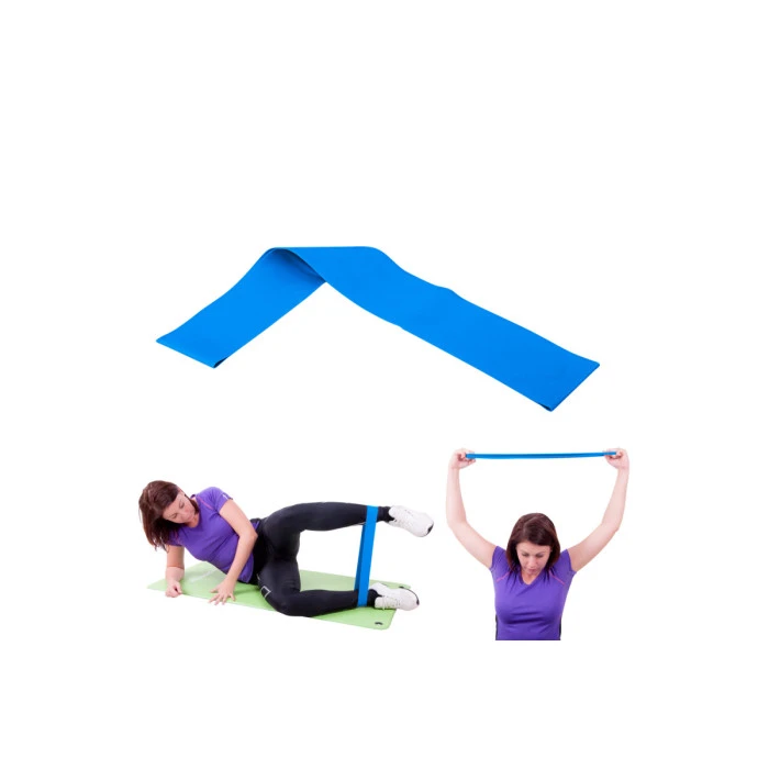 Стрічка-еспандер для вправ Hangy inSPORTline Medium 70 см синя