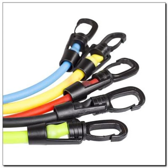 Набор лент для тренировки TX30 HMS – черный, синий, зеленый, красный, желтый