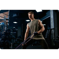 Резинка для тренировок с нагрузкой NS-960 Neo-Sport фиолетовая