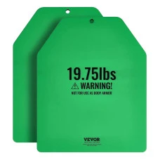 Плиты для весового жилета VEVOR 8,9 кг, зеленые.