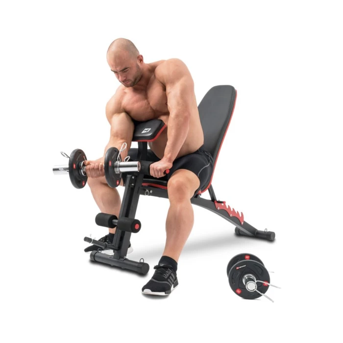 Скамья многофункциональная Hop-Sport HS-1035 с приставкой Скотта