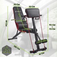 Скамья многофункциональная регулируемая складная Fit4Med Preacher