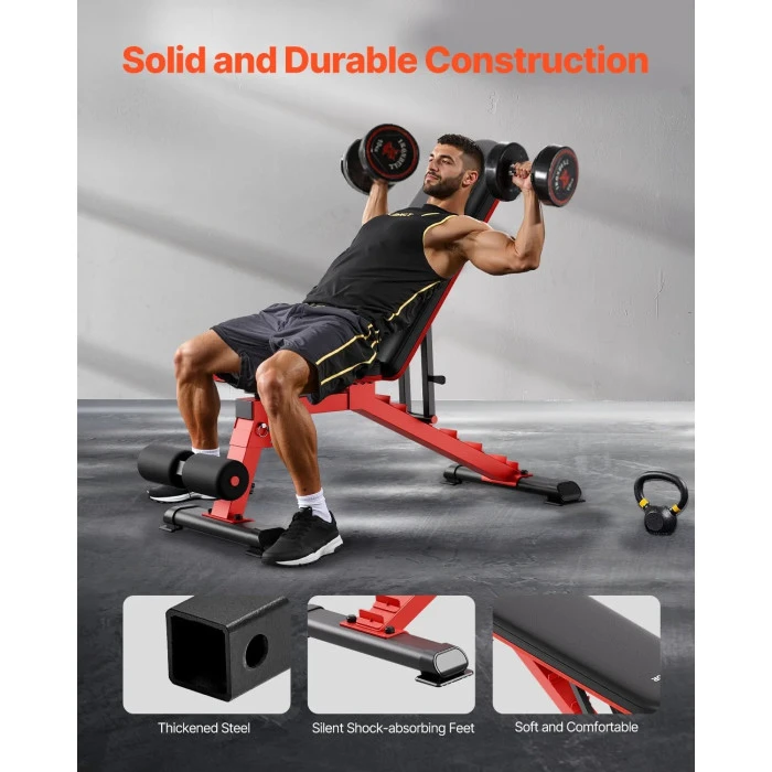 Багатофункціональна тренажерна лава VEVOR SJ602