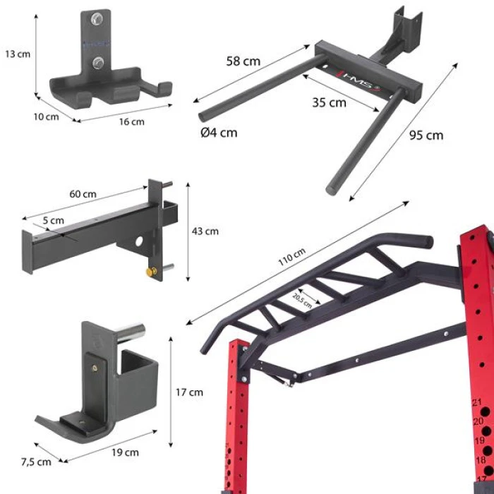 Настенный набор для дома HMS KLT22 красный