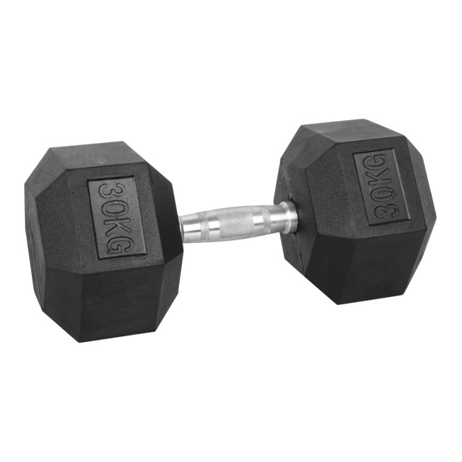 Гантель шестигранный inSPORTline Hexsteel 30 кг