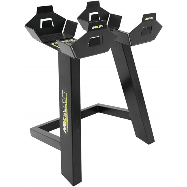 Гантели регулируемые MX SELECT MX85 Dumbbell 5,6 - 38,6 КГ + ПОДСТАВКА