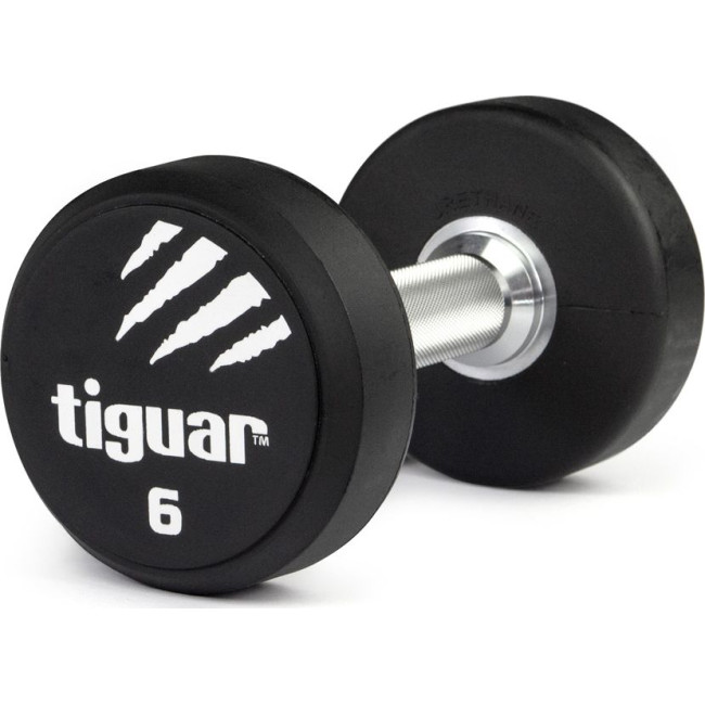 Гантель Tiguar TI-WHPU0060 прорезиненный 1 х 6 кг